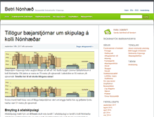 Tablet Screenshot of nonhaed.betra.is